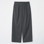 WIDE EASY PANTS *チャコールグレー*