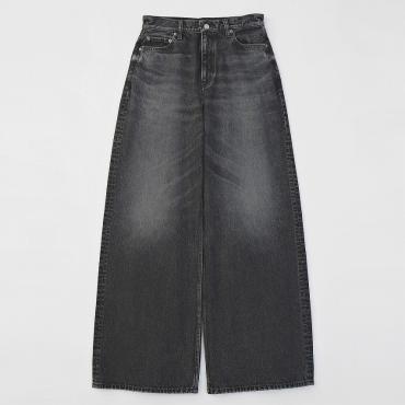 ×HAGUN / WIDE PIPE DENIM PANTS *ブラック*