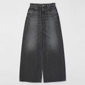 ×HAGUN / WIDE PIPE DENIM PANTS *ブラック*