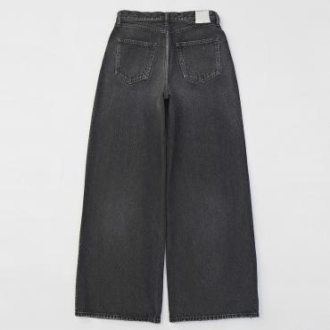 ×HAGUN / WIDE PIPE DENIM PANTS *ブラック*