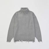 DAMEGE TURTLE KNIT *グレー*