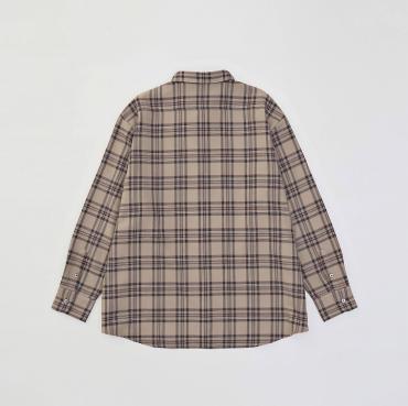 BIG CHECK SHIRTS *ベージュ*