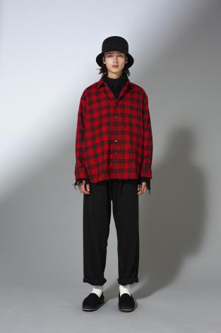 BIG CHECK SHIRTS *レッド*