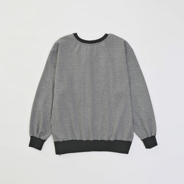 TWEED SWEAT *ベージュ×グレー*