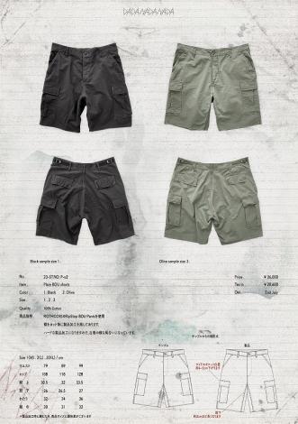 Plain BDU short *Black*