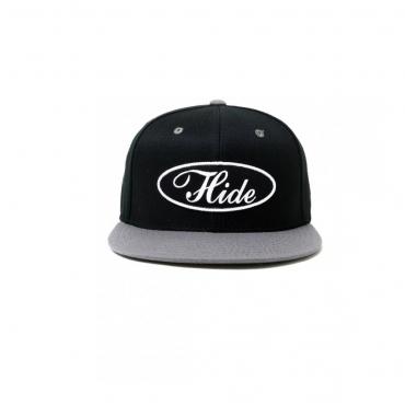 Patch Baseball Cap *ブラック×チャコールグレー*