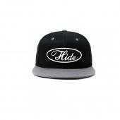 Patch Baseball Cap *ブラック×チャコールグレー*
