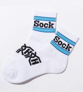 BxH SOCKS *ホワイト×ブルー*