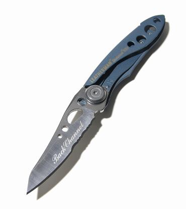 BACK CHANNELxLEATHERMAN SKELETOOL KBX*DENIM BLUE*