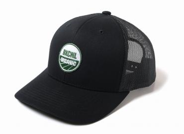 ORGANIC LOGO MESH CAP / BLACK