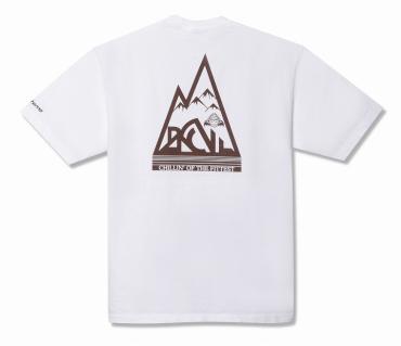 BACK CHANNELxPRILLMAL OUTDOOR LOGO T / WHITE