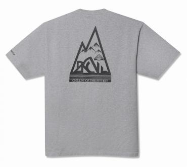 BACK CHANNELxPRILLMAL OUTDOOR LOGO T / MIX GRAY