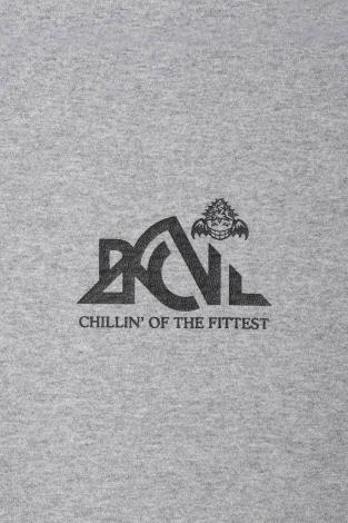 BACK CHANNELxPRILLMAL OUTDOOR LOGO T / MIX GRAY