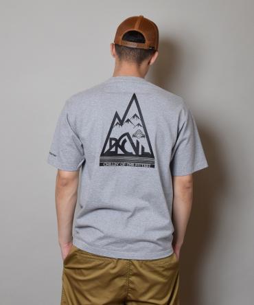 BACK CHANNELxPRILLMAL OUTDOOR LOGO T / MIX GRAY