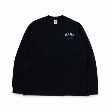 MGMC POCKET LS TEE *ブラック×シルバー*