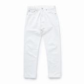 WHITE DENIM PANTS SLIM