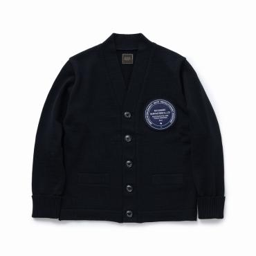 LETTERD CARDIGAN PATCH *ブラック*