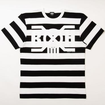 BxH LOGO BORDER TEE *ホワイト×ブラック*