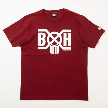 BxH LOGO HEAVY WEIGHT TEE *バーガンディー*