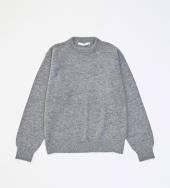 BASIC MOHAIR KNIT *グレー*