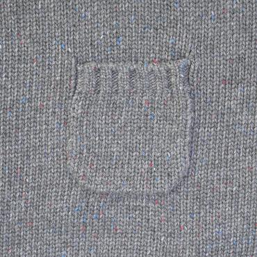 MELANGE GANDHI KNIT *グレー*