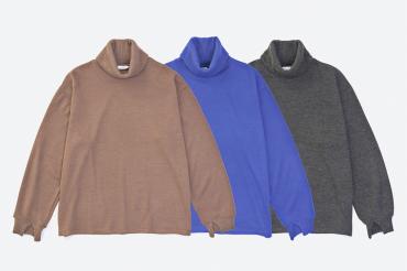 SOFT TURTLE KNIT *ブルー*