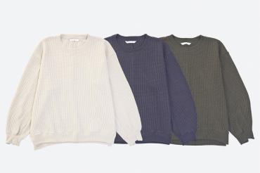 BIG WAFFLE KNIT *オフホワイト*