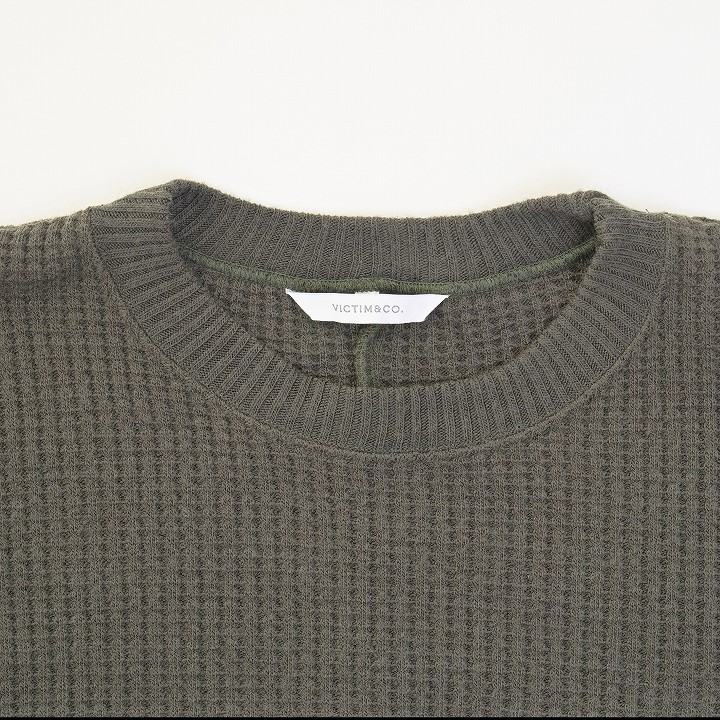 SURPRISE(サプライズ) / BIG WAFFLE KNIT *オリーブ*