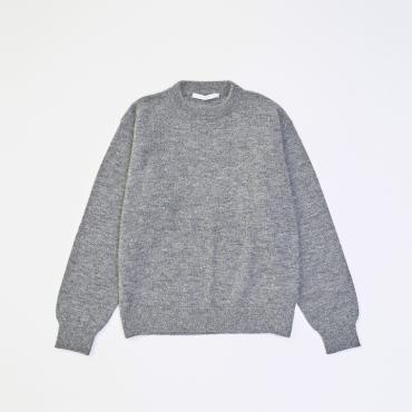 BASIC MOHAIR KNIT *グレー*