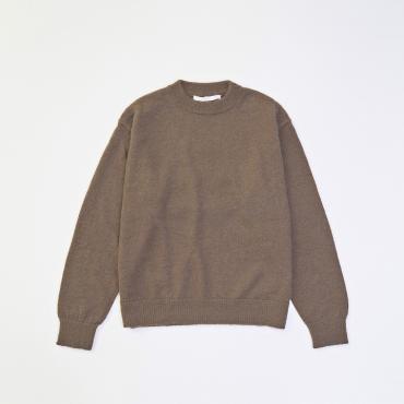 BASIC MOHAIR KNIT *ブラウン*