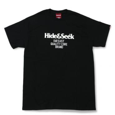 HIDE&SEEK S/S TEE(19ss) *ブラック*