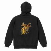 Tiger embroidered hoodie *Blackフルカラー刺繍*