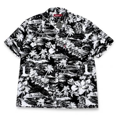 HAWAIIAN S/S SHIRTS *ブラック*