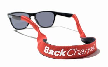 BACK CHANNELxCROAKIES GLASS STRAP *レッド*