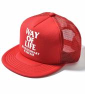 WAY OF LIFE MESH CAP *レッド*