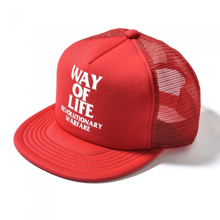 RATS WAY OF LIFE MESH CAP Red キムタク-