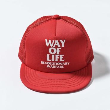 WAY OF LIFE MESH CAP *レッド*