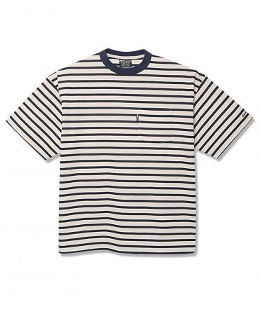 WIDE BORDER T / NAVY