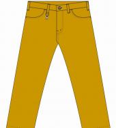 CORDUROY ROSE PANTS *マスタード*