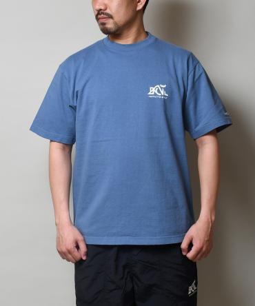 EMBROIDERY T / STEEL BLUE