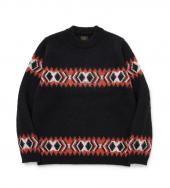 NATIVE MOHAIR CREW KNIT (SOSD) *ブラック*