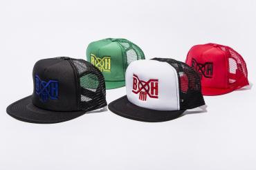 BxH LOGO MESH CAP *ブラック×ブルー*