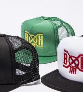 BxH LOGO MESH CAP *グリーン×イエロー*