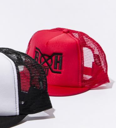 BxH LOGO MESH CAP *レッド×ブラック*