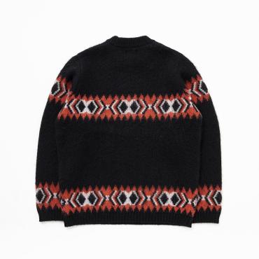 NATIVE MOHAIR CREW KNIT (SOSD) *ブラック*