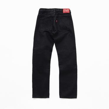 BLACK DENIM PANTS *ブラック*