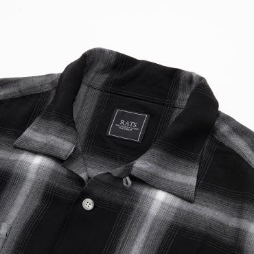 RAYONOMBRE CHECK SHIRT *ブラック*