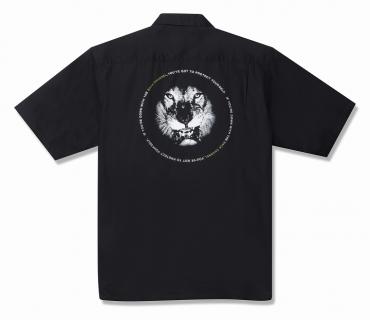 BC LION HALF SLEEVE SHIRT / BLACK