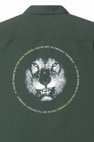 BC LION HALF SLEEVE SHIRT / GREEN