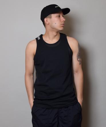 MESH TANK TOP / BLACK